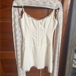 Elegant White Mini Dress